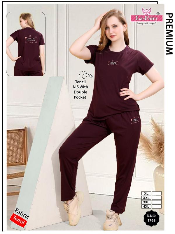 La-fairy presents tencil night suit kurti sets online india