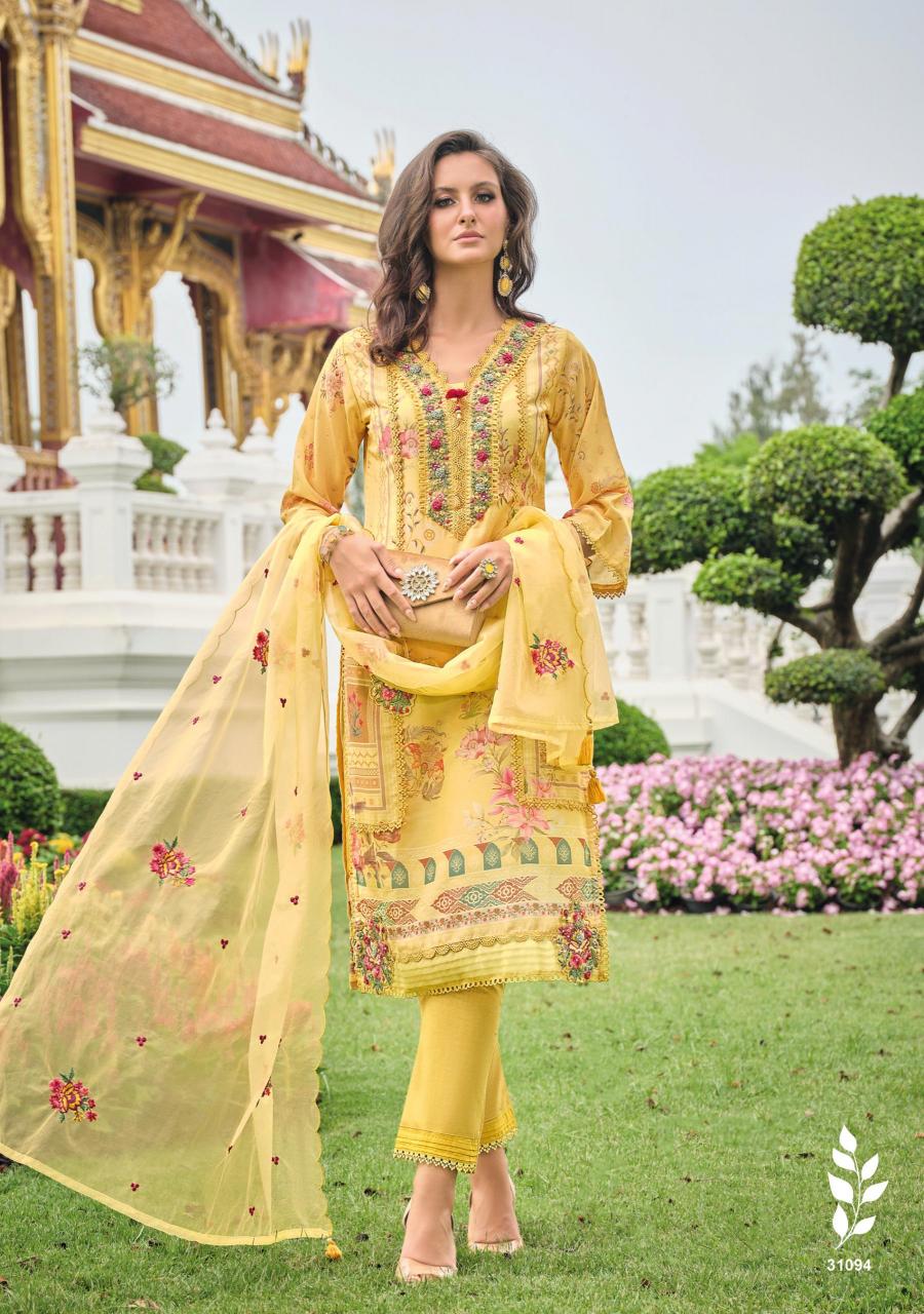 Lady leela kainat maslin print 3 pcs kurtis wholesaler