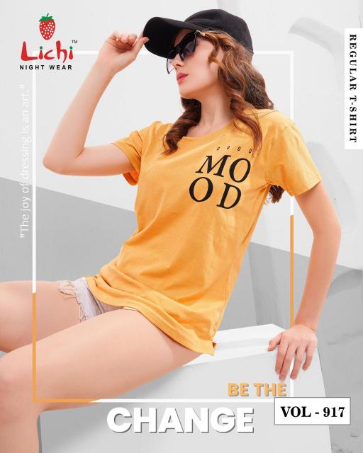 Lichi cotton hojiyari night wear t shirts surat kurtis