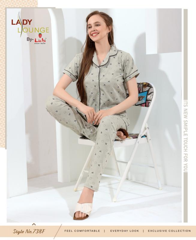 Lichi lady lounge hojiyari cotton night suit pf kurtis manufacturers