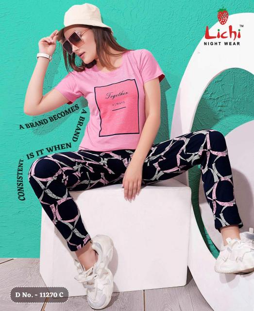 Lichi sia cotton hojiyari night suit women wholesale clothing