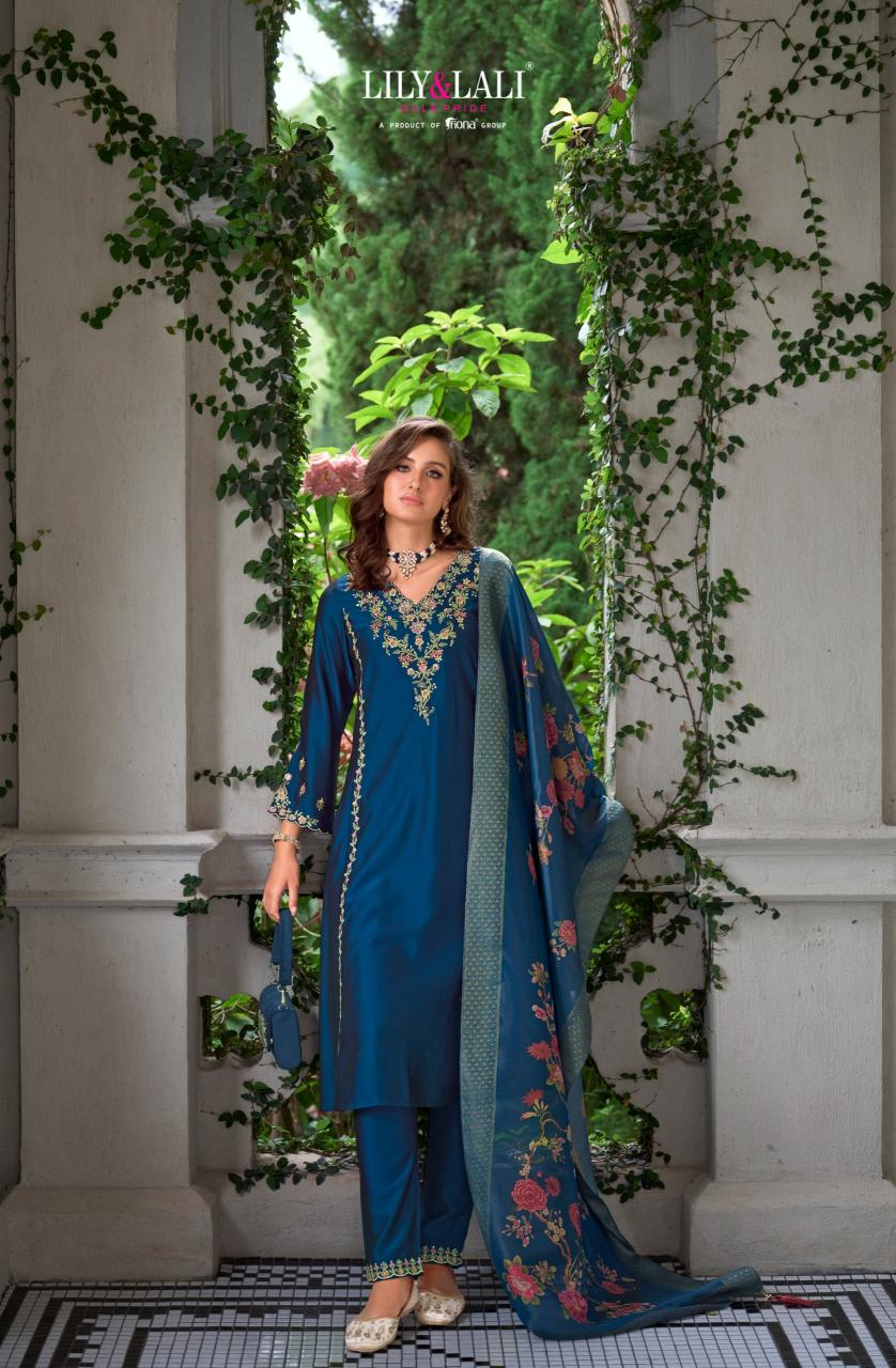 Lily & lali malkana A-line viscose silk kurti dress wholesale