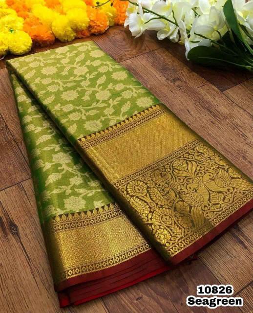 Malhar kanjivaram pattu silk wholesale saree shop online