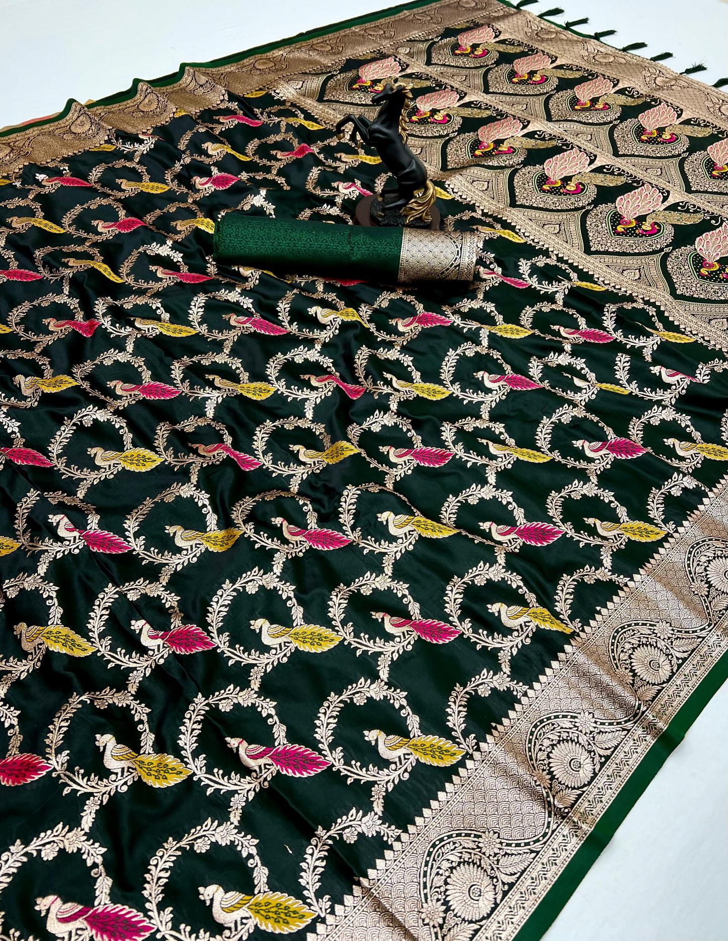 Malhar ragini vol 5 festival special satin silk saree collection surat