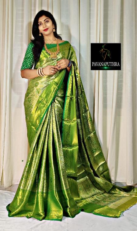 Malhar sravanti-vol-2 onam festival special kanjivaram silk saree wholesale market in surat