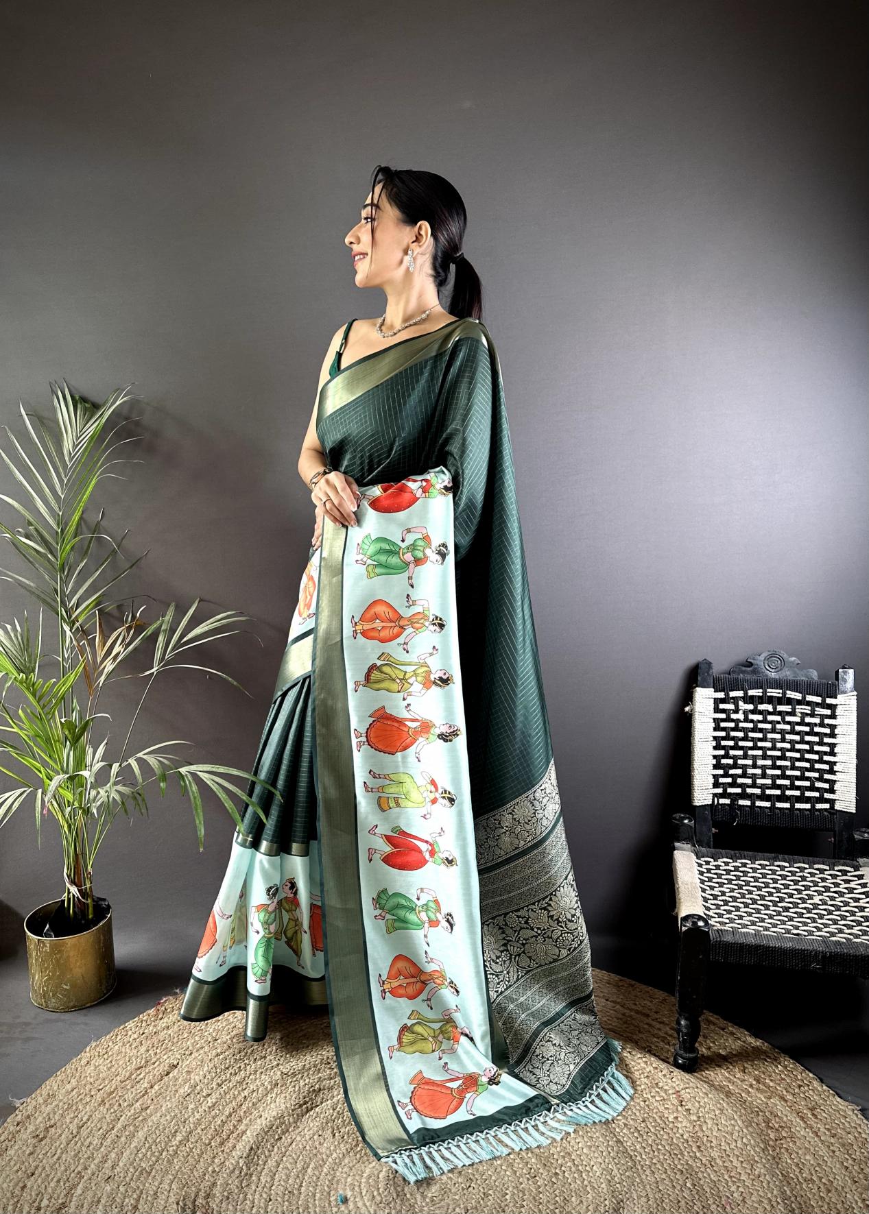 Malhar zalak-vol-1 soft spice silk sadi wholesale
