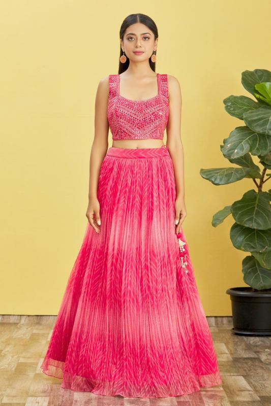 Mandakini Vol-2 120 Pink wholesale lehenga in kolkata