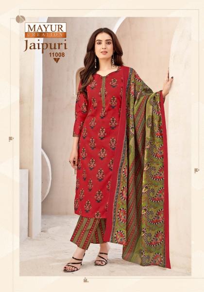 Mayur jaipuri vol-11 cotton printed dress material exporters in india