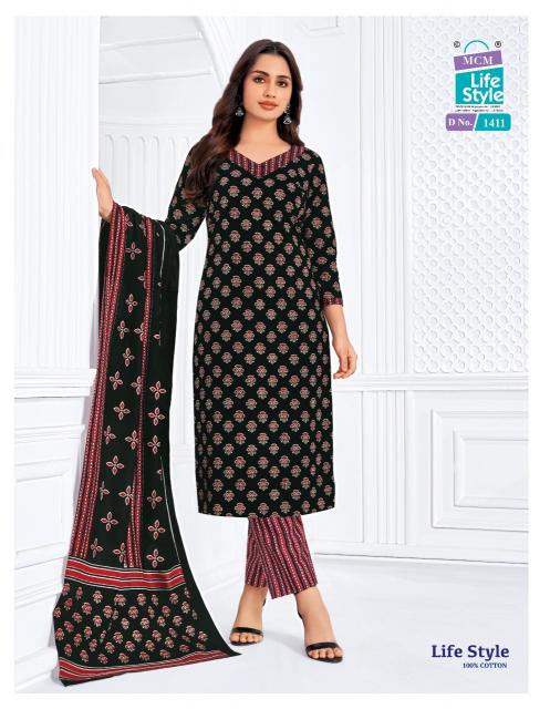 MCM lifestyle vol-14 cotton printed 3 pcs kurti wholesale clothing jaipur india