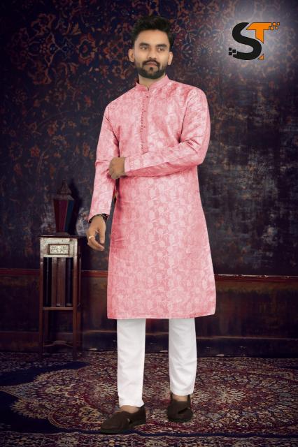 Mens wear heavy jacard kurta with pajama best kurta online in india 
