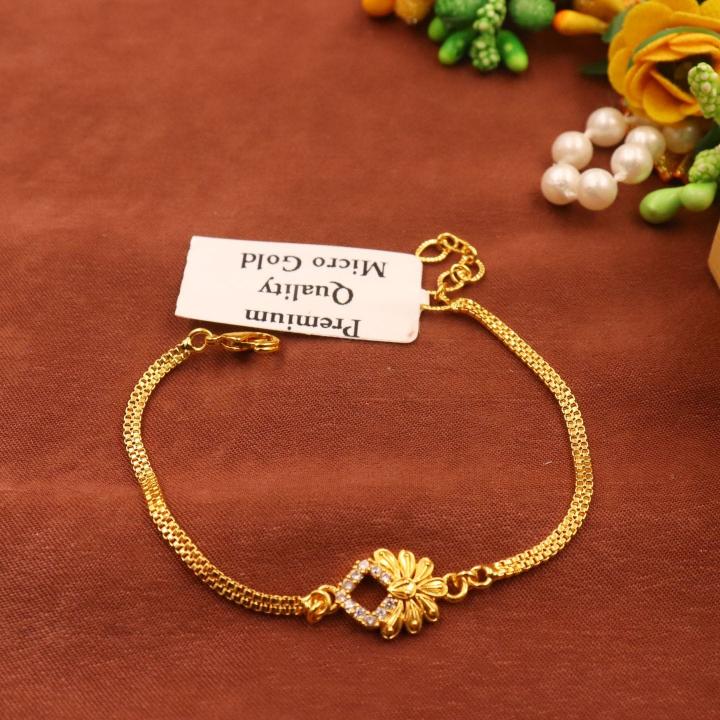 Micro glod ad fancy bracelet 513 Imitation jewellery market in India