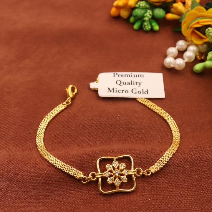 Micro glod ad fancy bracelet 516 Imitation jewellery wholesale suppliers