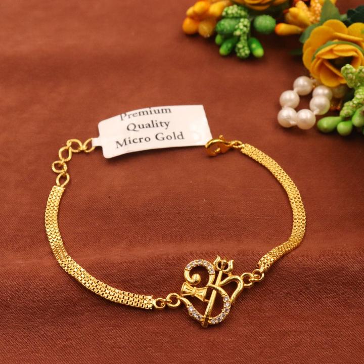 Micro glod ad fancy bracelet 517 Imitation jewellery wholesale distributors