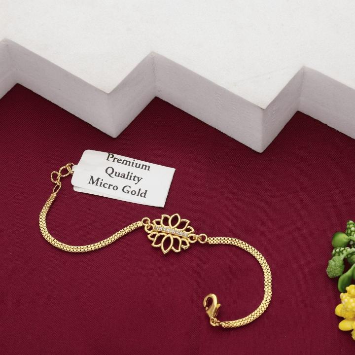 Micro gold Fancy bracelet 540 Imitation jewellery supplier