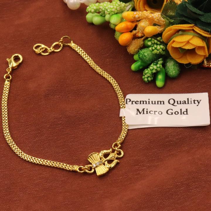 Micro gold Fancy bracelet 542 Designer imitation jewellery