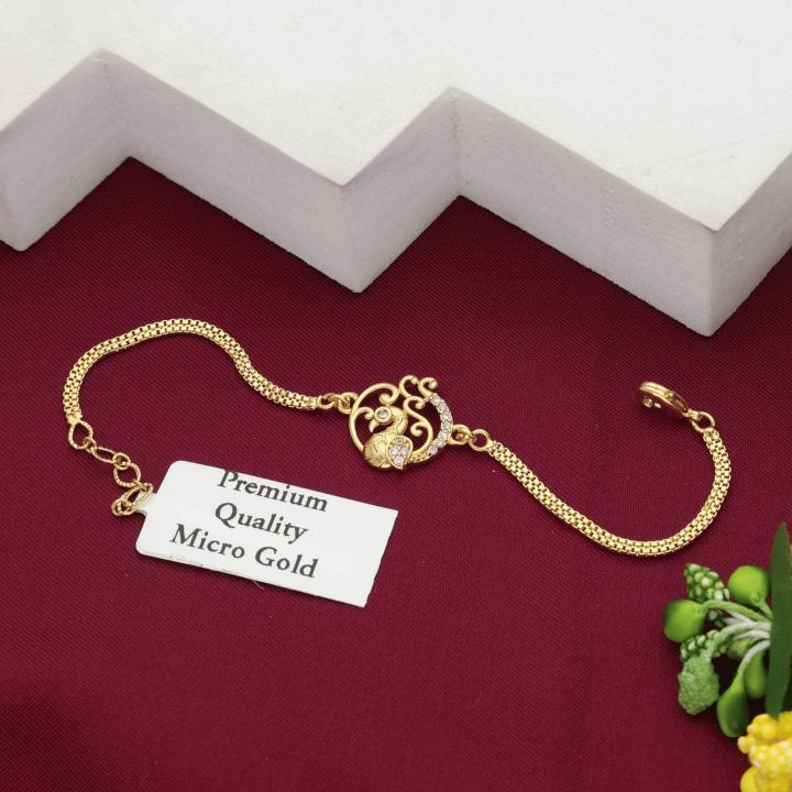Micro gold Fancy bracelet 543 Wholesale imitation jewellery