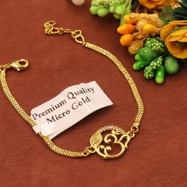 Micro gold Fancy bracelet 547 Imitation temple jewellery in Chennai