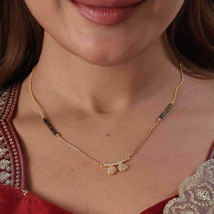 Micro gold plated manglsutra 1907 Imitation jewelry Hyderabad