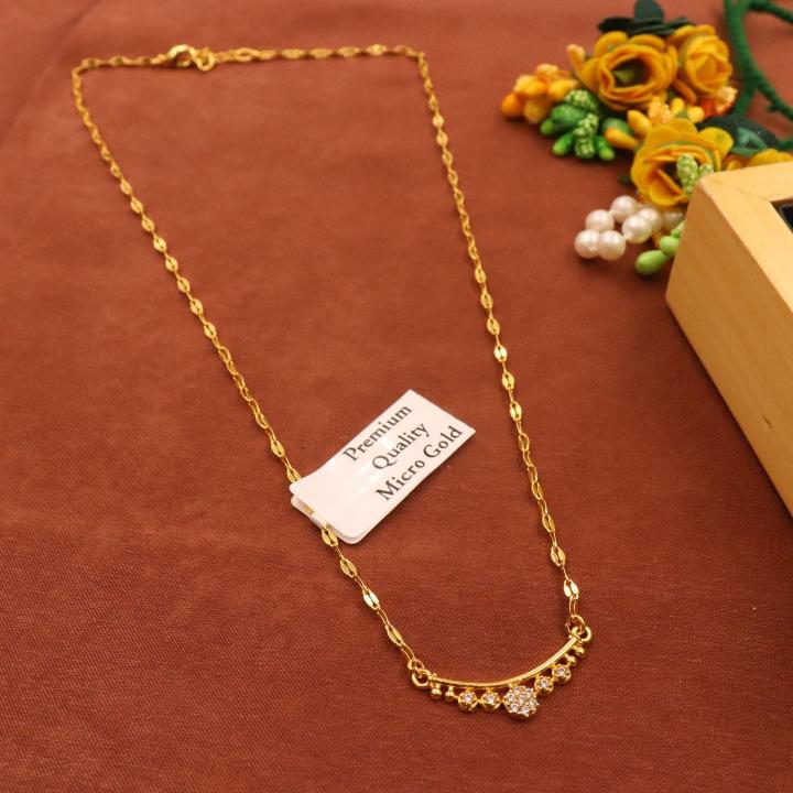 Micro gold polish chain pendant 547 Indian imitation jewelry
