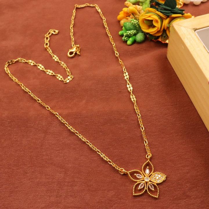 Micro gold polish chain pendant 619 Online imitation jewellery shopping