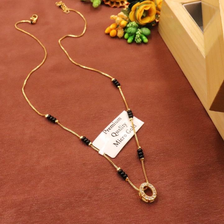 Micro gold polish Manglsutra 1872 Imitation jewelry manufacturers India