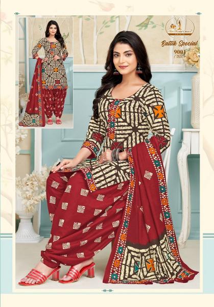 Miss world batik special vol-9 mangalagiri cotton dress material wholesale