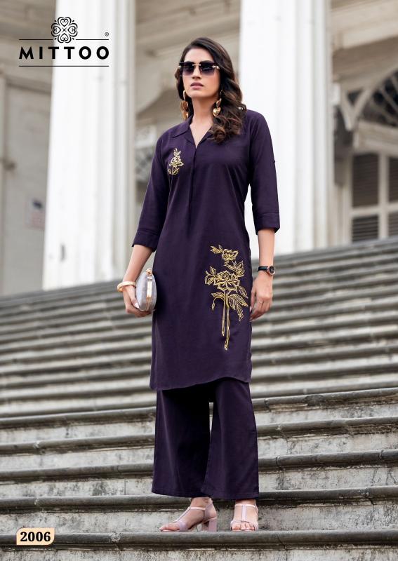 Mittoo eshani rayon twill coord set manufacturers