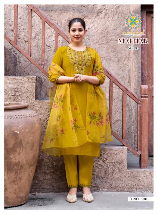 Passion tree malhar vol 5 roman silk straight 3 pcs wholesale women dresses