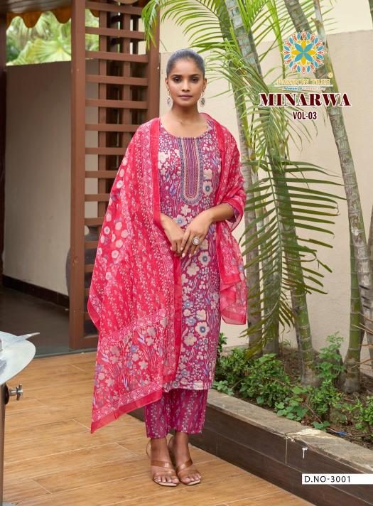 Passion tree minarva vol 3 capsule print 3 pcs kurti manufacturers in surat whatsapp group