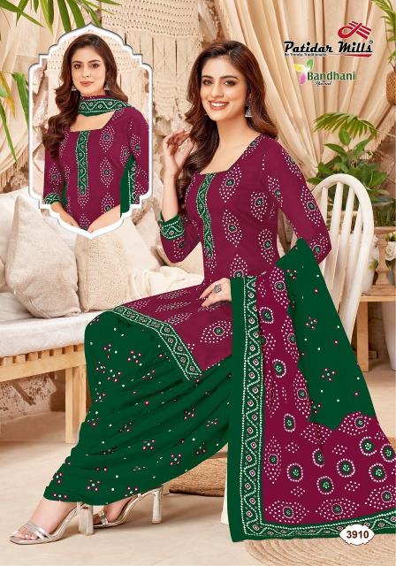 Patidar bandhani vol-39 cotton printed best indian dress material designs