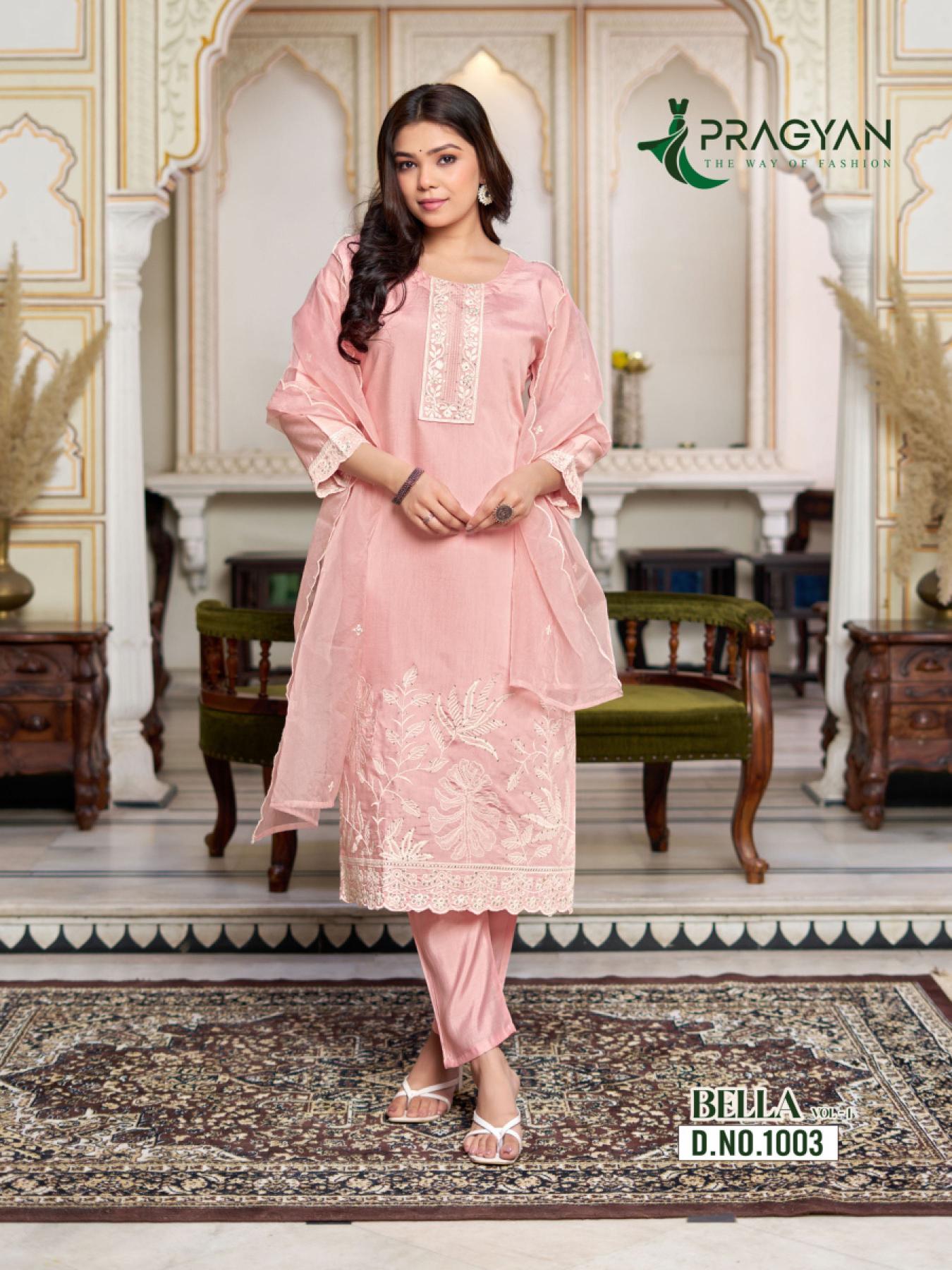 Pragyan bela vol 1 roman silk 3 pcs wholesale moq onlinewholesalemarket.com