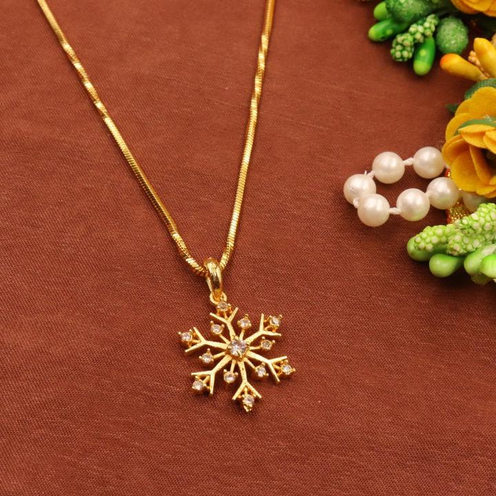 Premium micro gold chain pendant 626 Imitation jewelry suppliers in India