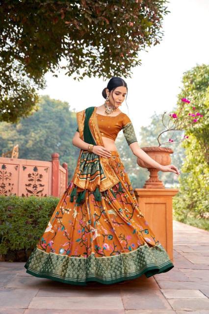 Rabbit Tussar Silk wholesale price lehenga