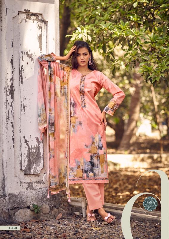 Sadhana fashion arnisa lawn cotton authentic indian dress material 