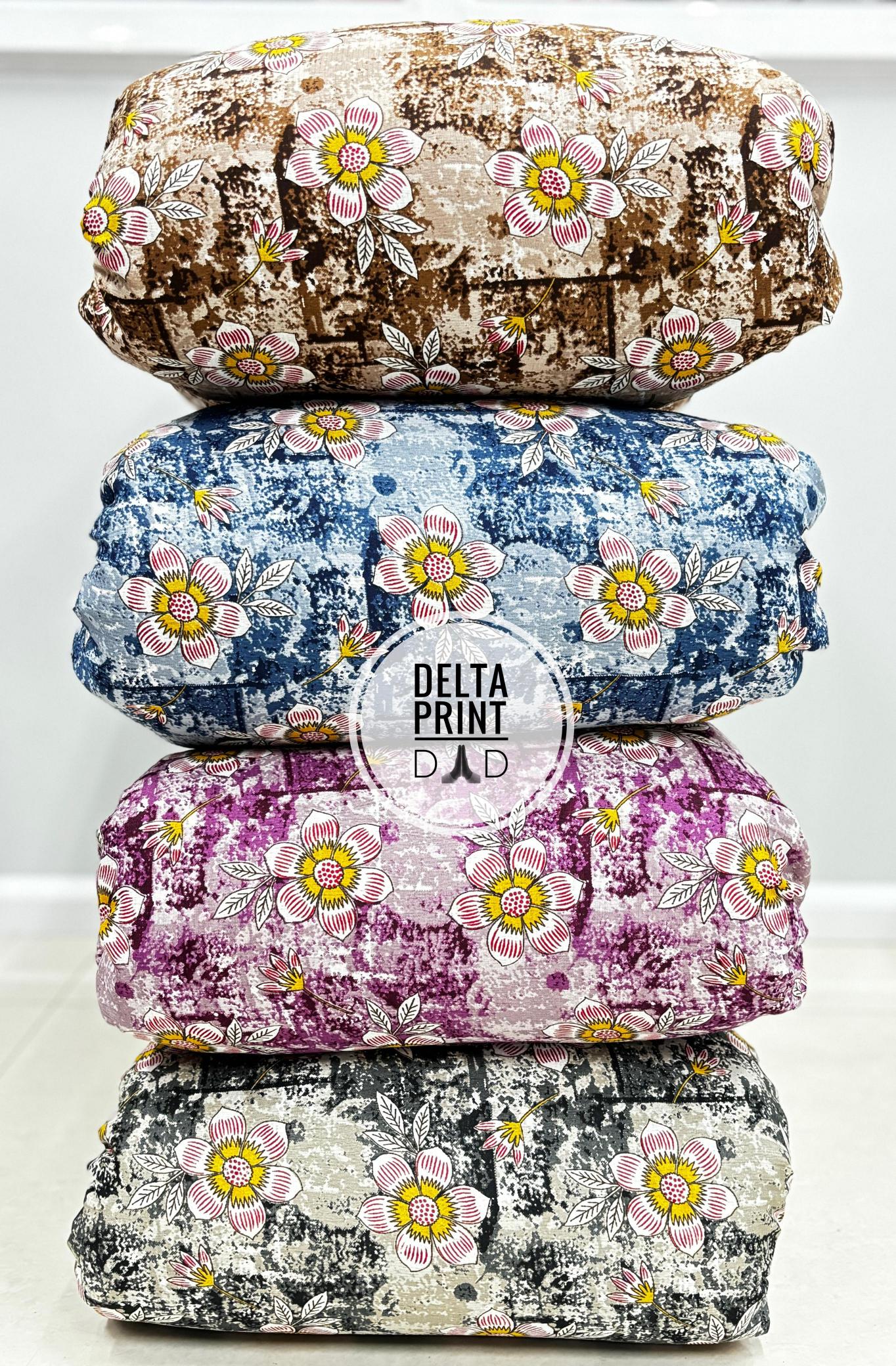 Sajni delta print Designer wholesale fabric in Surat