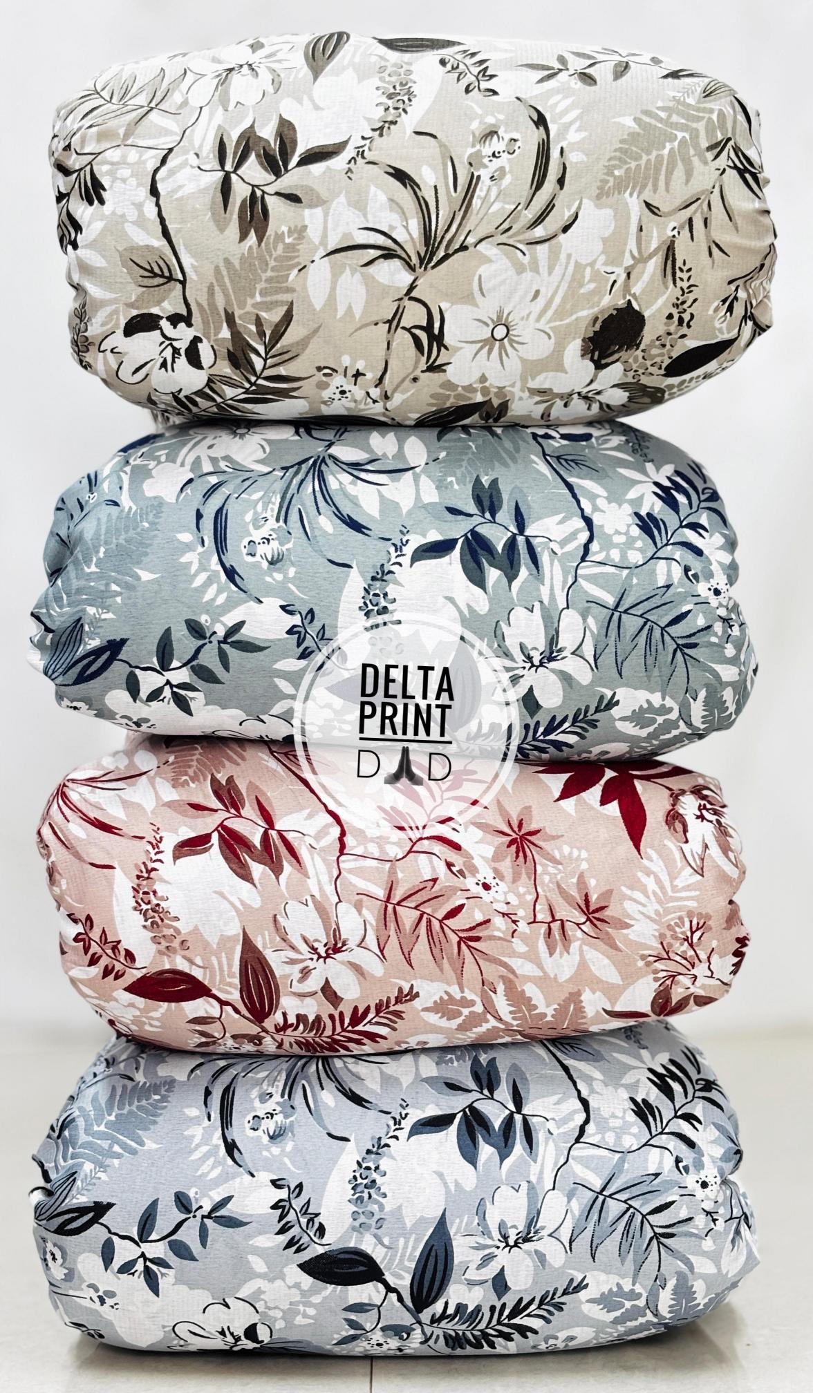 Sajni delta print Linen fabric wholesale India