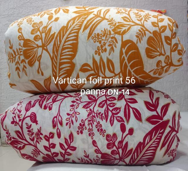 Sajni vatican foil print Buy wholesale fabrics online