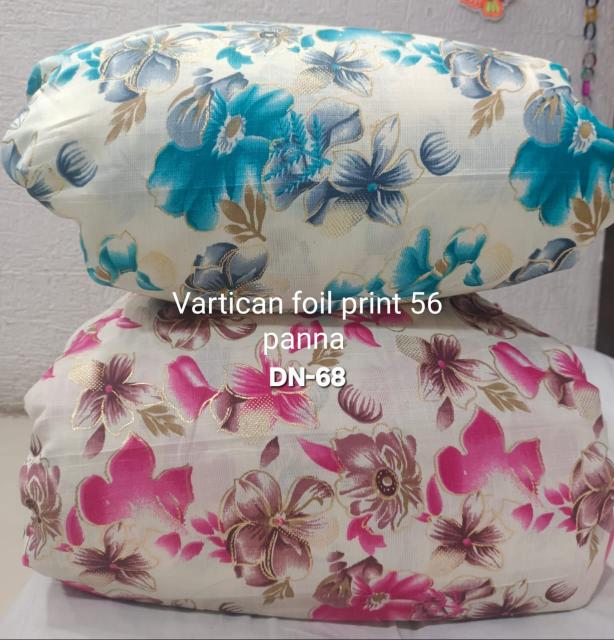 Sajni vatican foil print Wholesale fabric for clothing