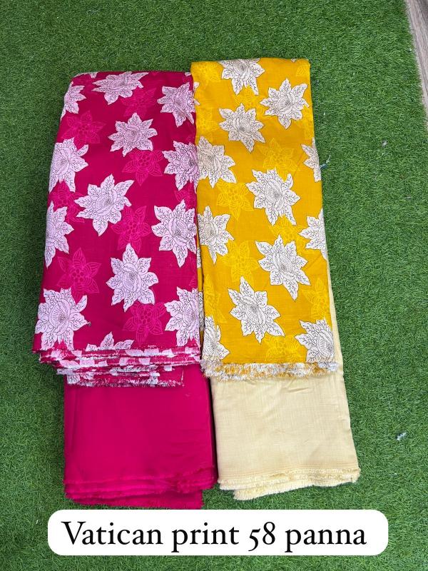 Sajni vatican print wholesale Designer fabric 