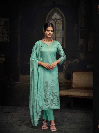 Sargam fairy jam digital print indian style dress material