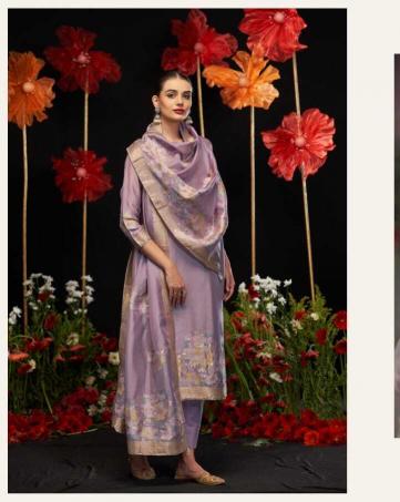Sargam prints armani viscose woven indian silk dress material