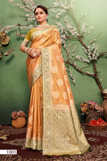 Saroj kavisha tissue sarovski 4 kanjiwaram silk saree manufacturers in surat