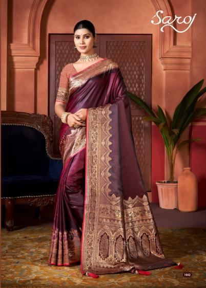 Saroj sophia satin saroski 1 wholesale saree market