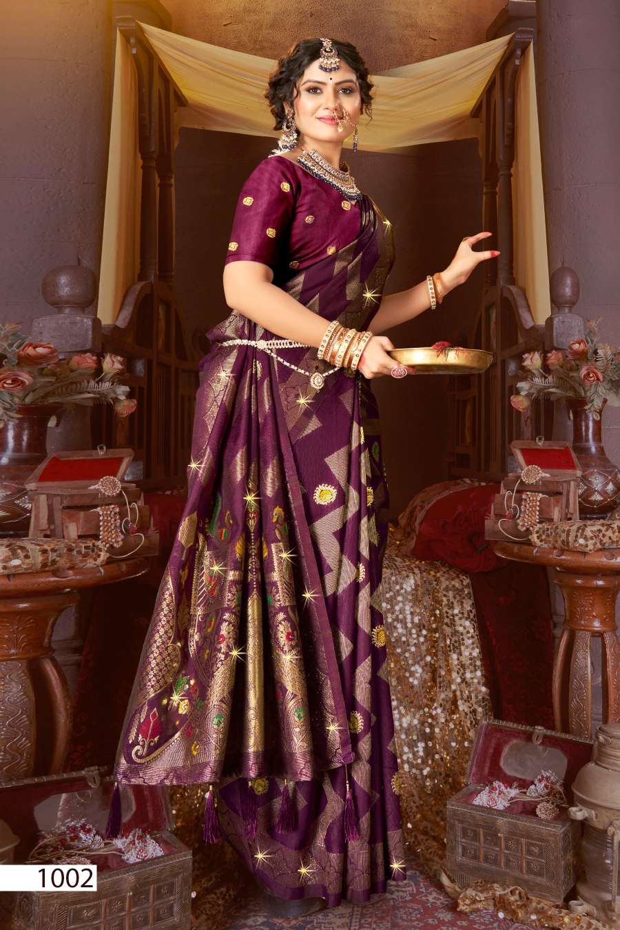 Saroj tanu saroski 4 dola silk sarees from surat