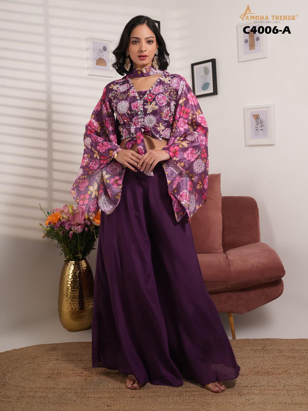 Shorya amohatrendz printed readymade crop top piece wholesale