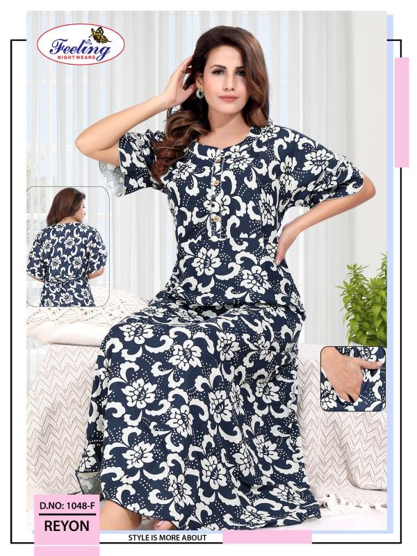 Shorya feeling rayon nighty top 10 brands in surat