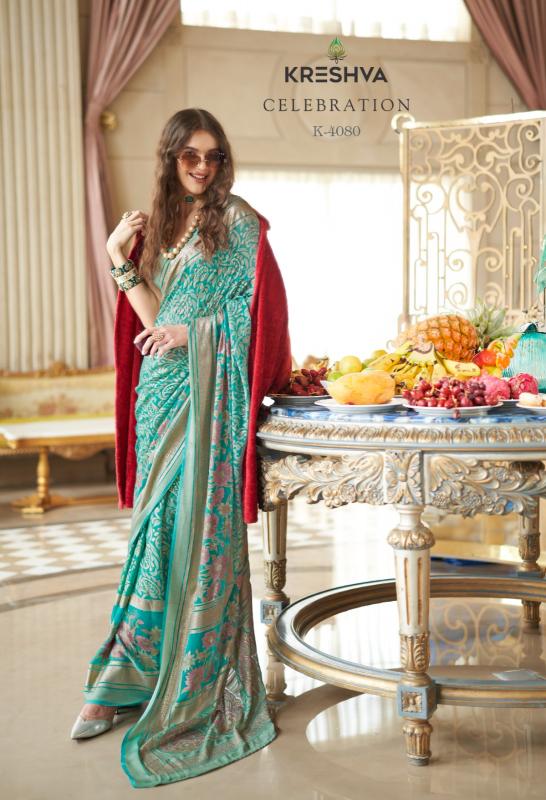 Shorya kreshva celebration georgette wholesale sarees for resellers online