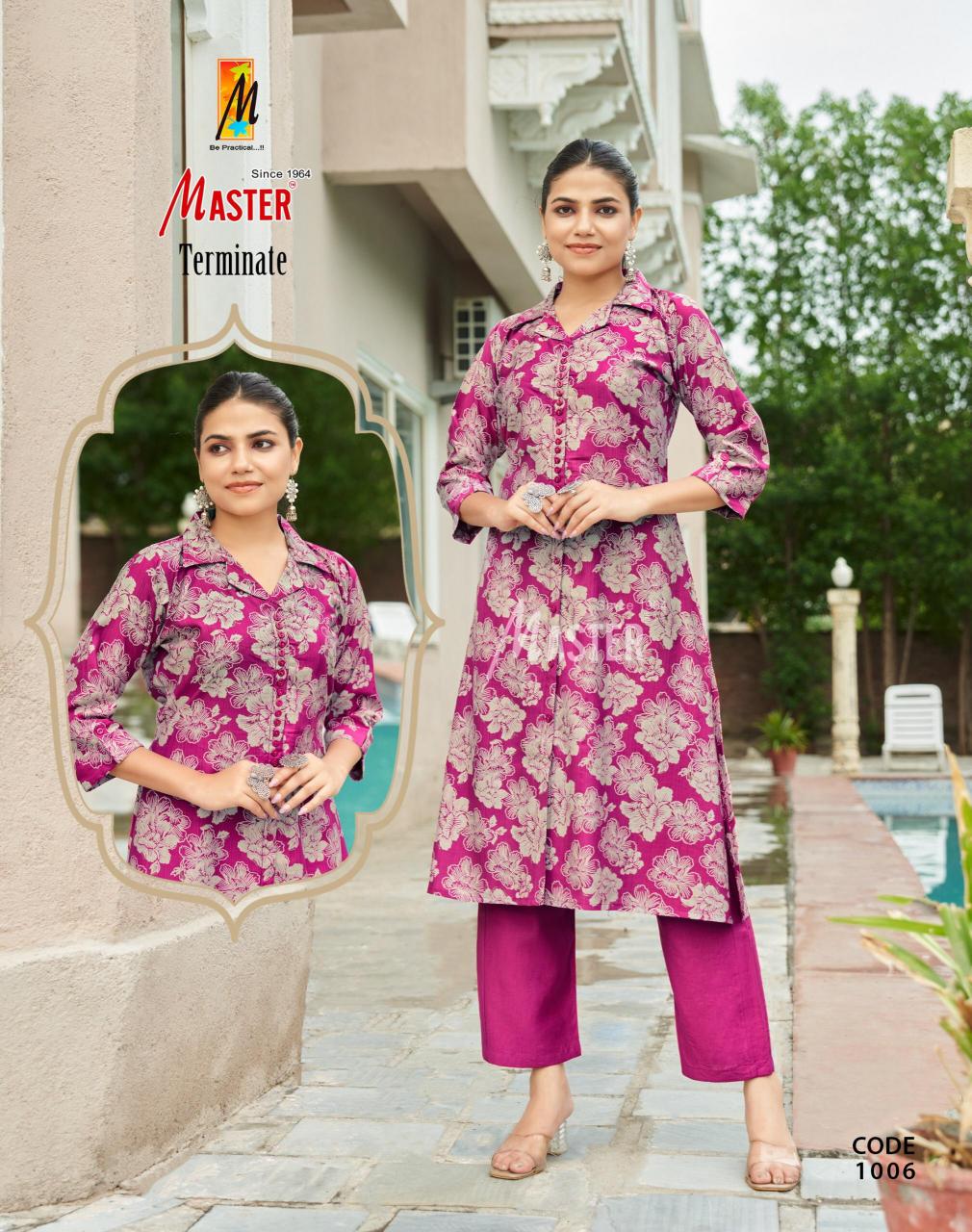 Shorya master vertican print coord set wholesale set