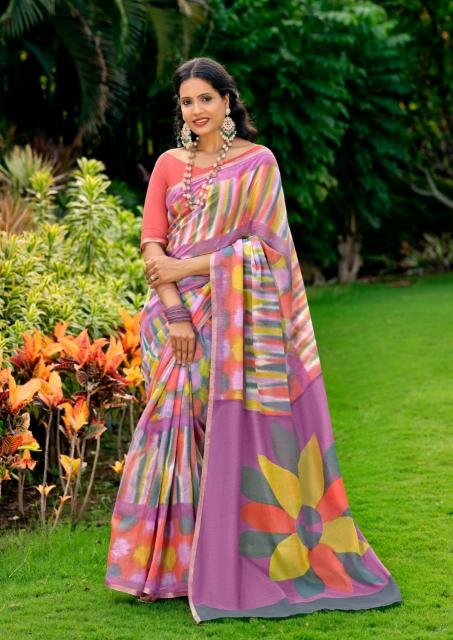 Shorya pure soft cotton printed casual wear indian saree