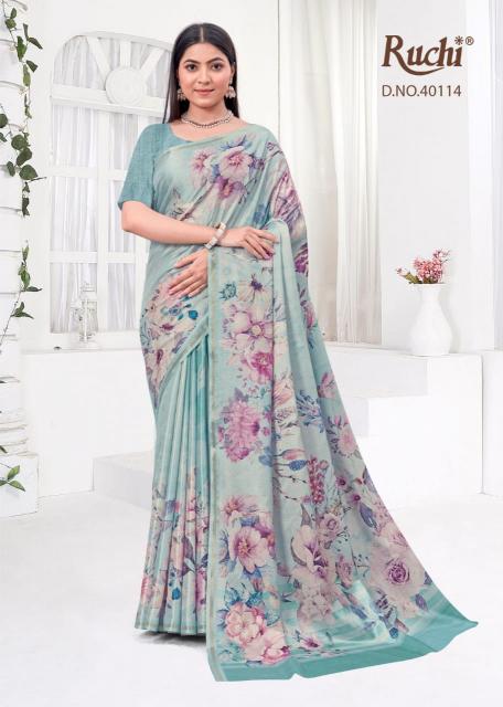 Shorya ruchi saisha 2 digital print tussar silk surat saree online shopping with price